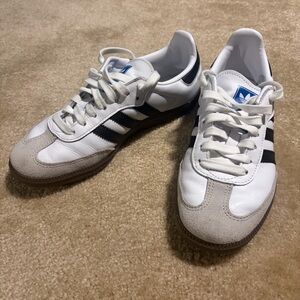 Adidas Women’s White,Grey,Black Samba OG Classic Sneakers